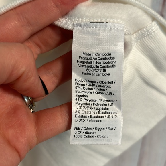 NWT J. Crew Heritage fleece oversized crewneck sweatshirt - Picture 6 of 8